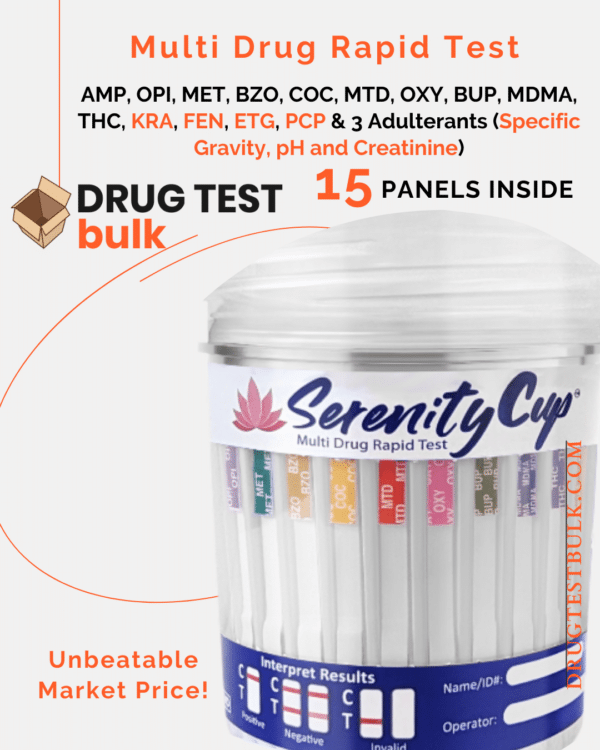 15-panel instant drug test cup