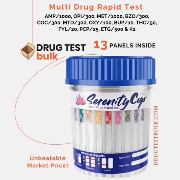 13 PANEL DRUG TEST CUP With K2